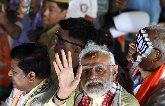 Der indische Premierminister Narendra Modi (Archivbild)<span class='image-autor'>Foto: AFP/DIBYANGSHU SARKAR</span>