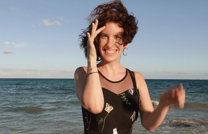 Daniela Seiberle am Karibikstrand von Playa del Carmen<span class='image-autor'>Foto: privat</span>