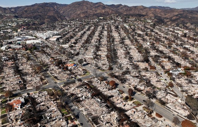 Im Januar 2025 hatten verheerende Brände ganze Viertel von Los Angeles verwüstet. (Archivbild)<span class='image-autor'>Foto: Jae C. Hong/AP/dpa</span>