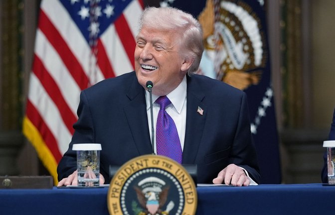 US-Präsident Trump verpflichtet Tech-Konzerne zu eigener Stromproduktion für Rechenzentren.<span class='image-autor'>Foto: Jacquelyn Martin/AP/dpa</span>