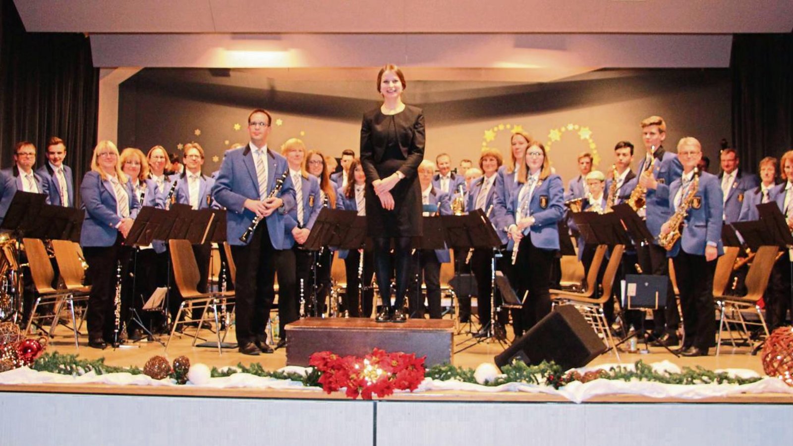 Ein strahlender Jubilar – der Musikverein Stadtkapelle Oberriexingen bei seinem Konzert am Samstag. Fotos: Gergen Ein strahlender Jubilar – der Musikverein Stadtkapelle Oberriexingen bei seinem Konzert am Samstag. Fotos: Gergen