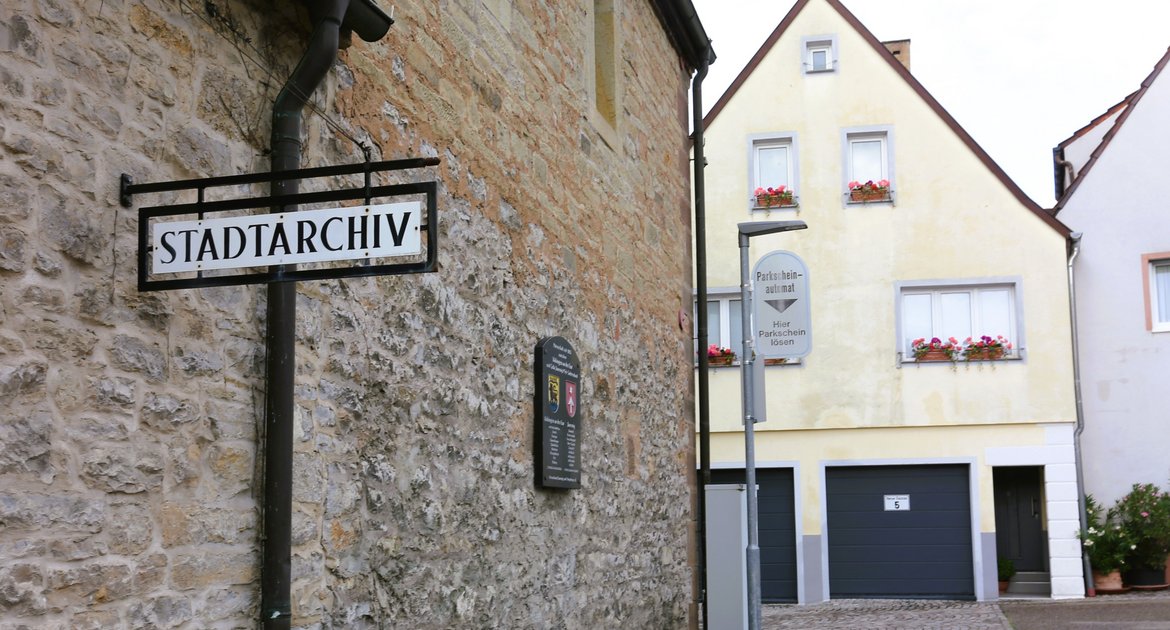 Stadtarchiv Vaihingen Blickrichtung Neue Gasse 