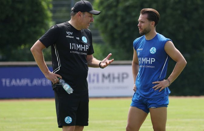 Holger Bachthaler setzt auf David Tomic.<span class='image-autor'>IMAGO/Julia Rahn</span>