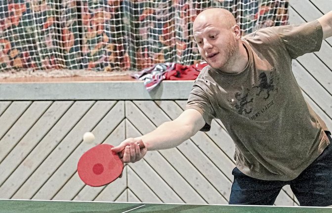 Andreas Kunkel musste sich nur Lukas Fritz geschlagen geben. Ansonsten war Gündelbachs Nummer eins eine sichere Bank. Foto: Archiv/Simecek