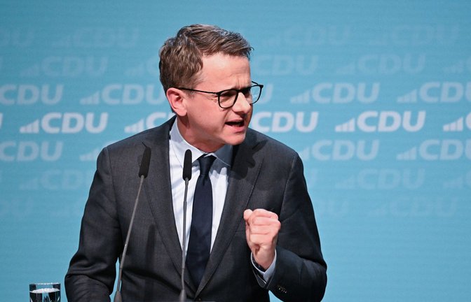 CDU-Generalsekretär Carsten Linnemann hat das Konzept für die „Neue Grundsicherung“ mitentwickelt.<span class='image-autor'>Foto: dpa/Bernd Weißbrod</span>