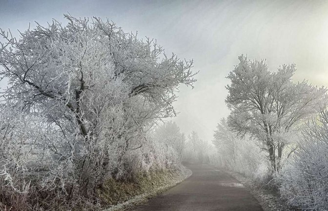 Nicht alle finden die Landschaft wie hier im Bottwartal ausschließlich märchenhaft – Nebenstrecken sind teilweise glatt.<span class='image-autor'>Foto: Avanti/Ralf Poller</span>