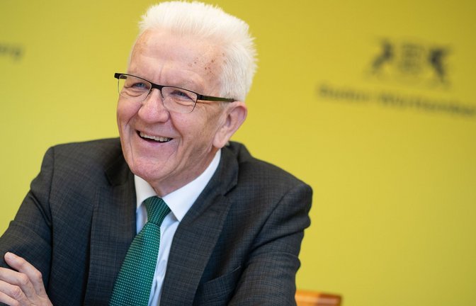 „,D’Aget haket, wenn’s daget‘ –  das ist schon ein grandioses Ding“ Ministerpräsident Winfried Kretschmann<span class='image-autor'>Foto: Lichtgut/Leif Piechowski</span>