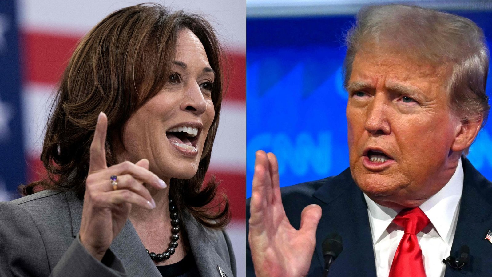 US-Vizepräsidentin Kamala Harris und ihr Wahl-Kontrahent Donald Trump haben sich auf den 10. September für das TV-Duell geeinigt.Foto: AFP/BRENDAN SMIALOWSKI US-Vizepräsidentin Kamala Harris und ihr Wahl-Kontrahent Donald Trump haben sich auf den 10. September für das TV-Duell geeinigt.Foto: AFP/BRENDAN SMIALOWSKI