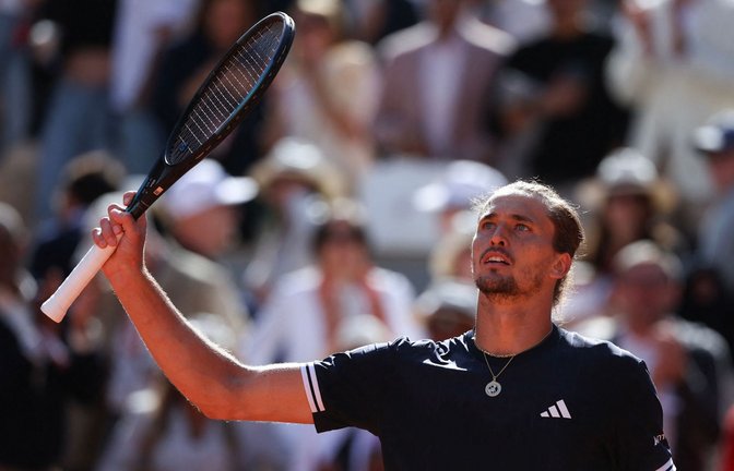 Alexander Zverev hat sein Halbfinale souverän gewonnen.<span class='image-autor'>Foto: AFP/ALAIN JOCARD</span>