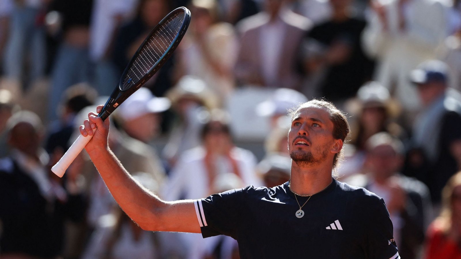Alexander Zverev hat sein Halbfinale souverän gewonnen.Foto: AFP/ALAIN JOCARD