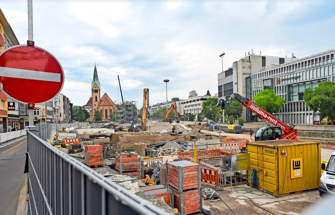 Großinvestition: Am Leonhardsplatz will die Stadt für 120 Millionen Euro das Haus für Film und Medien bauen.<span class='image-autor'>Foto: Lichtgut/Max Kovalenko</span>