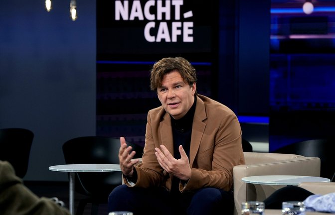 Michael Steinbrecher, Moderator des "Nachtcafé".<span class='image-autor'>Foto: SWR/Bettina Müller</span>