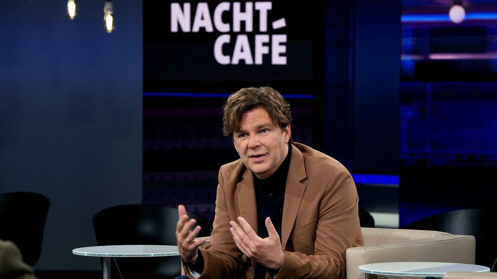 Michael Steinbrecher, Moderator des "Nachtcafé".Foto: SWR/Bettina Müller Michael Steinbrecher, Moderator des "Nachtcafé".Foto: SWR/Bettina Müller