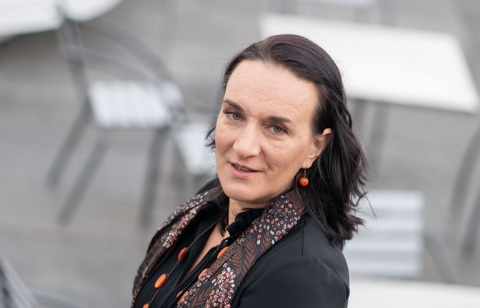Die deutsch-ungarische Schriftstellerin Terézia Mora gehört zu den jenen Autorinnen und Autoren, die auf den Deutschen Buchpreis hoffen können.<span class='image-autor'>Foto: Frank Rumpenhorst/dpa</span>