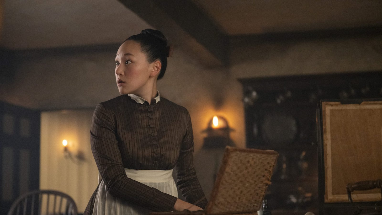 Yerin Ha als Sophie Baek in der 4. Staffel der Erfolgsserie "Bridgerton".Foto: LIAM DANIEL/NETFLIX Yerin Ha als Sophie Baek in der 4. Staffel der Erfolgsserie "Bridgerton".Foto: LIAM DANIEL/NETFLIX
