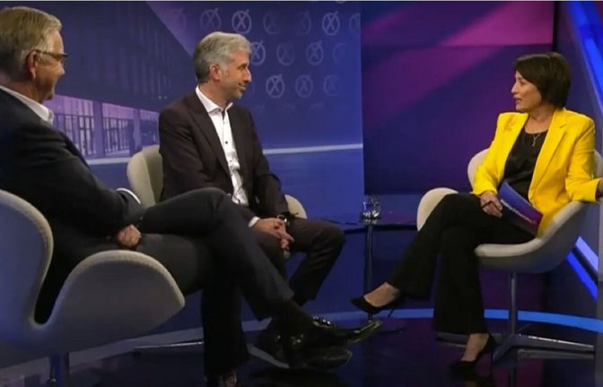 „Ich will die Frage einfach nicht beantworten“, sagte Boris Palmer bei „Maischberger“. Dann beantwortete er aber doch viele Fragen.<span class='image-autor'>Foto: ARD/Mediathek</span>