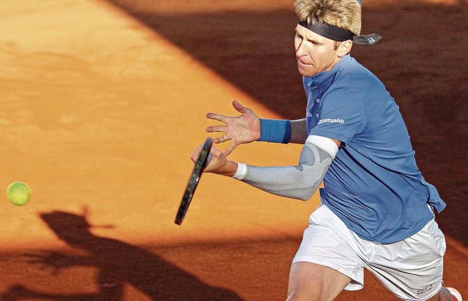 Cedrik-Marcel Stebe hat nach rund 20 Monaten sein erstes Match auf der Tour gewonnen und marschierte dann bis ins Finale. Foto: Archiv/Küppers