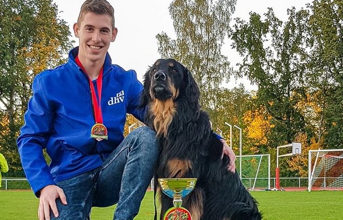 Nick Hein und Liam sind Deutsche Meister im Sprint-Vierkampf. <span class='image-autor'>Foto: privat</span>