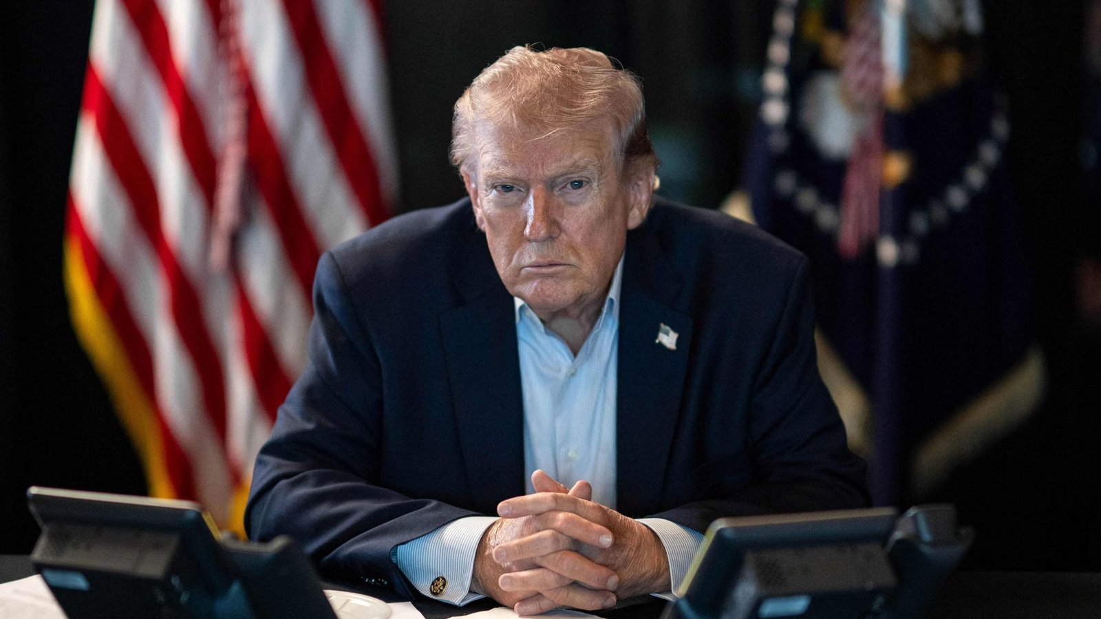 In seinem Golfressort Mar-a-Lago verfolgte Donald Trump am vorigen Wochenende den Beginn des Iran-Kriegs.Foto: AFP/Daniel TOROK / The White House