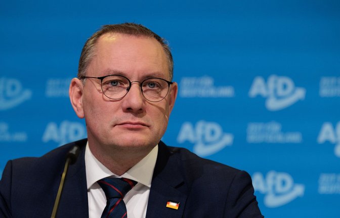 Er riecht eine „Geschmäckle“, das seine Partei verströmt: AfD-Chef Tino Chrupalla.<span class='image-autor'>Foto: dpa</span>