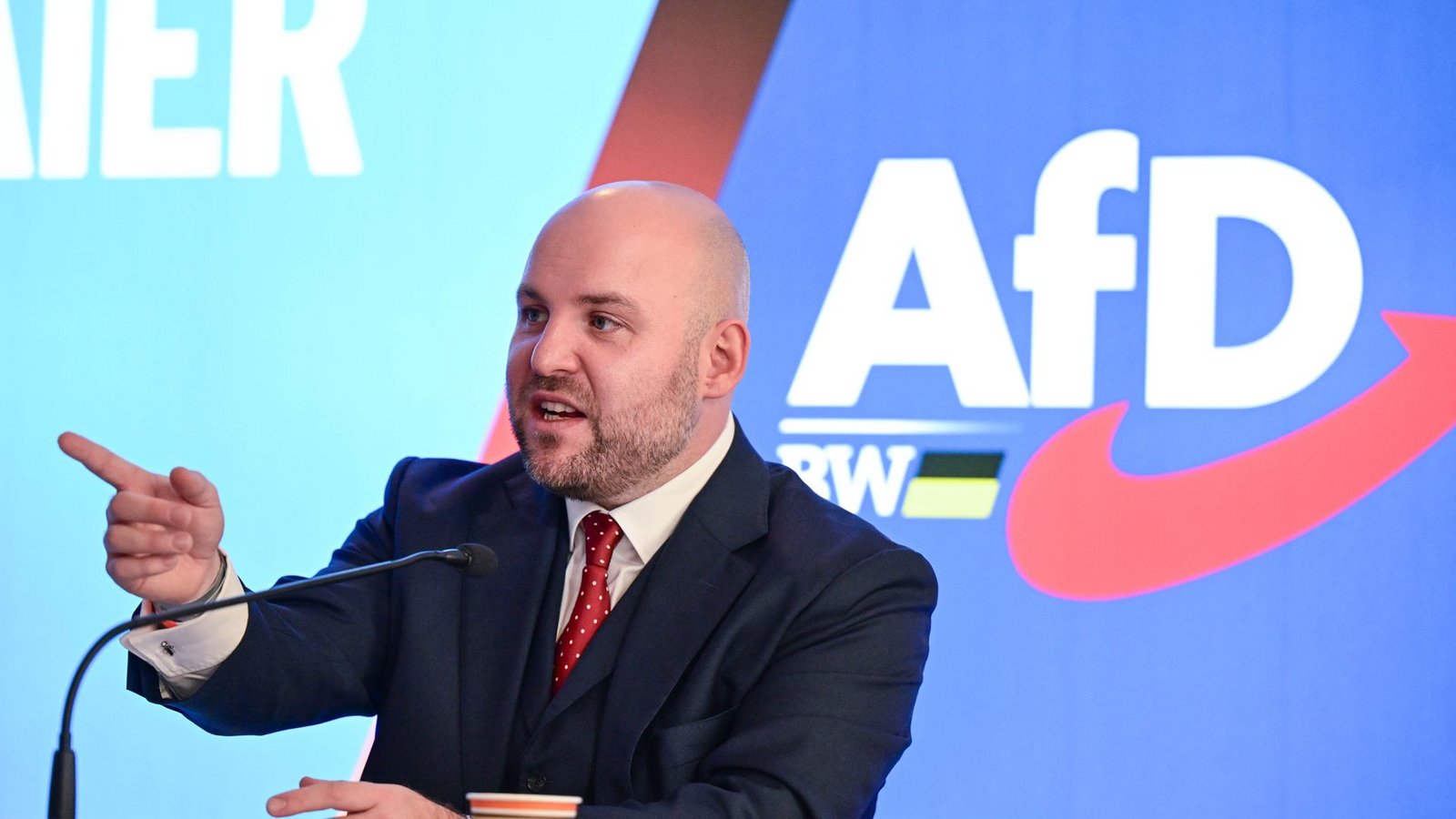 Markus Frohnmaier will Ministerpräsident in Baden-Württemberg werden.Foto: dpa/Bernd Weißbrod