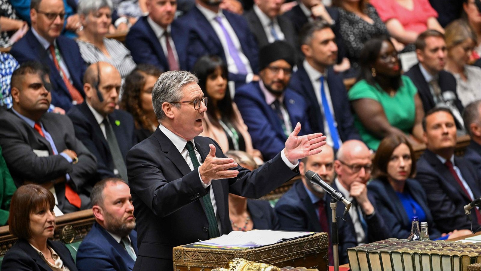 Labour-Premier Keir Starmer stellt sich den Fragen im Oberhaus.Foto: AFP/HOUSE OF COMMONS Labour-Premier Keir Starmer stellt sich den Fragen im Oberhaus.Foto: AFP/HOUSE OF COMMONS