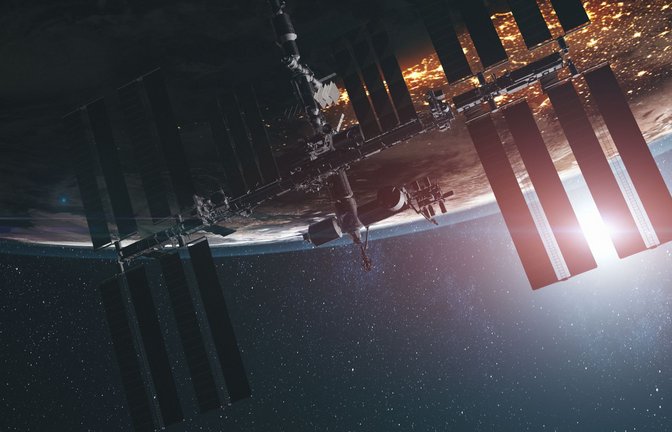 De ISS umkreist seit 1998 die Erde.<span class='image-autor'>Foto: Imago/Pond5 Images</span>