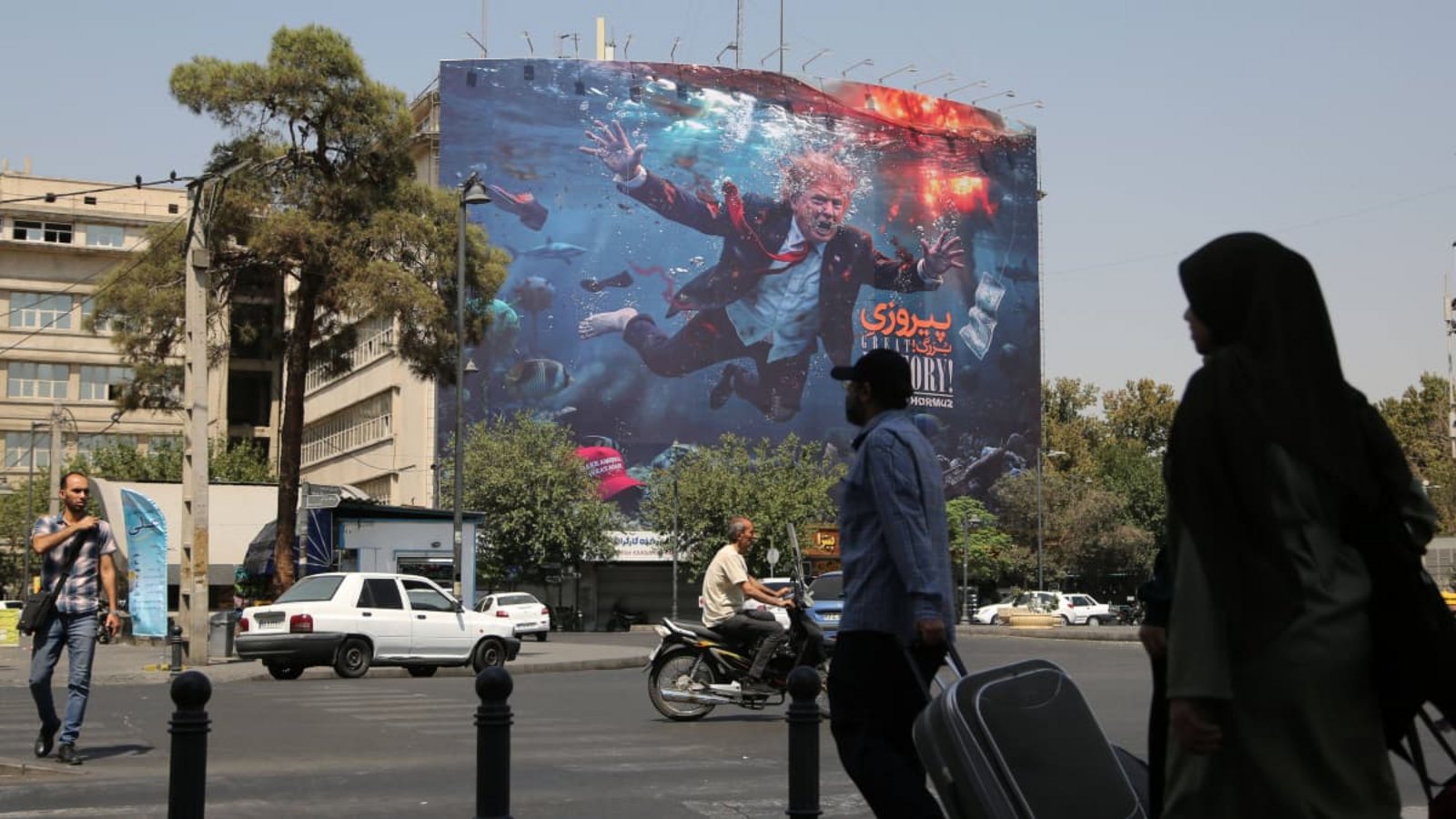 Antiamerikanische Propaganda in TeheranIMAGO/Anadolu Agency Antiamerikanische Propaganda in TeheranIMAGO/Anadolu Agency