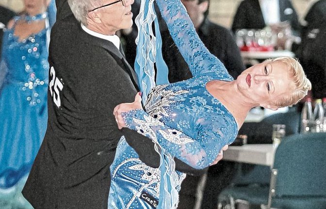 Otto und Hildegard Bertsch verpassten beim eigenen Turnier nur ganz knapp das Siegerpodest bei den Senioren IV S. Foto: Simecek