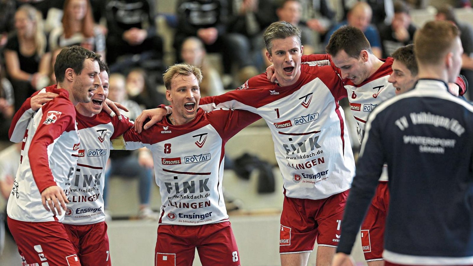 Für die Faustballer des TV Vaihingen ein riesiger Erfolg: Sie ziehen als Gruppensieger ins Halbfinale ein, schlagen dort Ausrichter Käfertal und werden schließlich Deutscher Vizemeister.   Fotos: Küppers