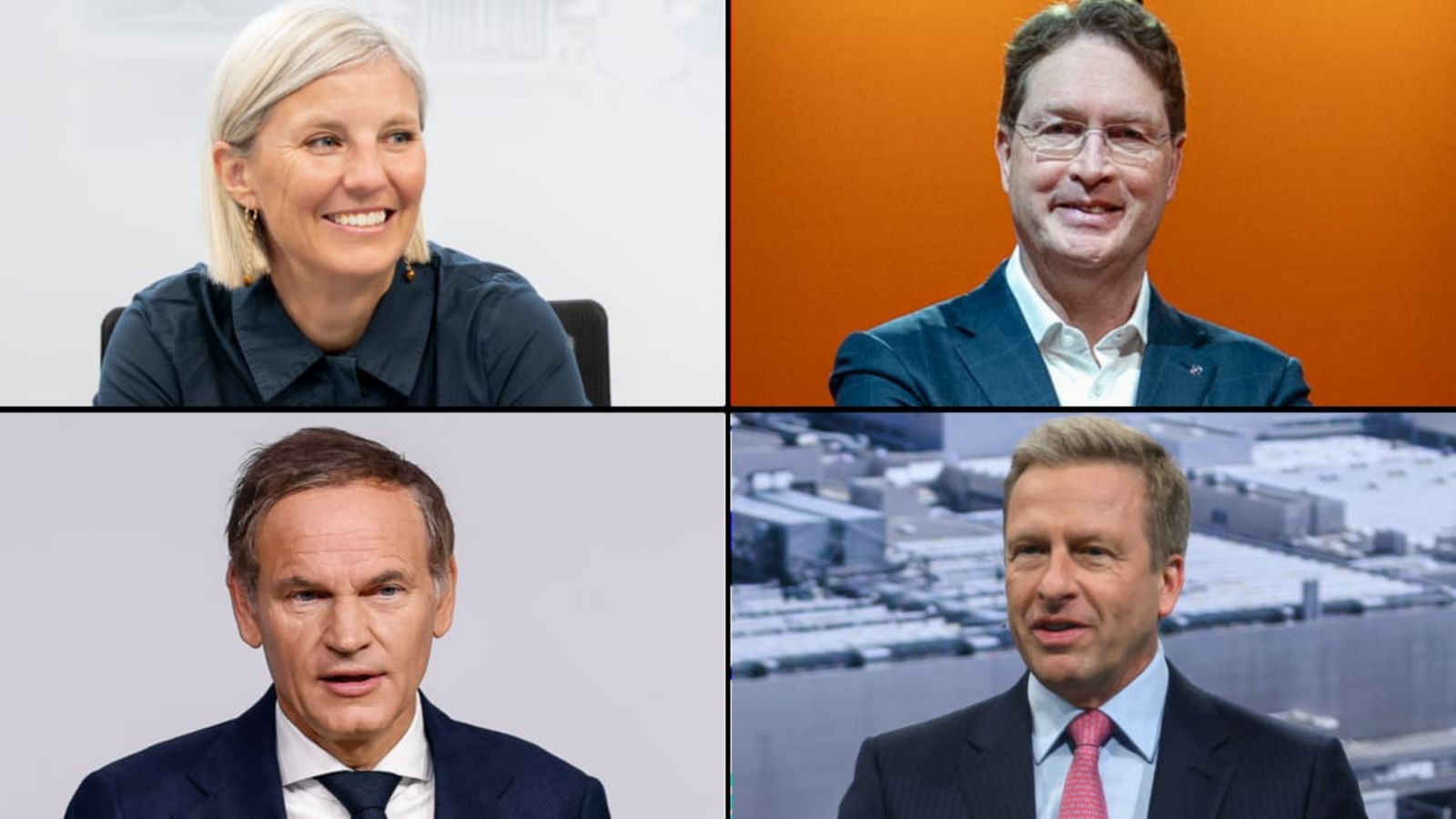 Müssen einmal im Jahr vor ihren Aktionären eine Rede halten: Karin Radström (Daimler Truck) , Ola Källenius, oben rechts, (Mercedes-Benz), Oliver Blume, unten links, (VW) und Oliver Zipse (BMW). Das gelingt nicht allen vier gleich gut, so die Analyse des Hohenheimer Verständlichkeitsindex.Daimler Truck, Mercedes-Benz, VW, BMW / Collage Müssen einmal im Jahr vor ihren Aktionären eine Rede halten: Karin Radström (Daimler Truck) , Ola Källenius, oben rechts, (Mercedes-Benz), Oliver Blume, unten links, (VW) und Oliver Zipse (BMW). Das gelingt nicht allen vier gleich gut, so die Analyse des Hohenheimer Verständlichkeitsindex.Daimler Truck, Mercedes-Benz, VW, BMW / Collage