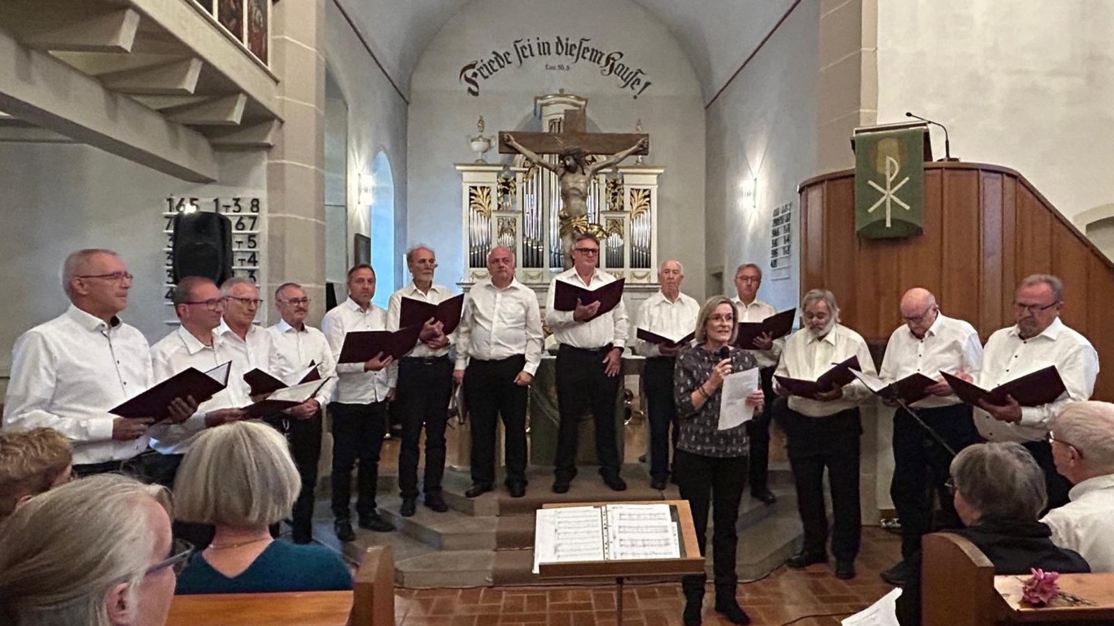 Der Männergesangverein Liederkranz Iptingen hat zum Konzertabend in die Margarentenkirche eingeladen.  Foto: p
