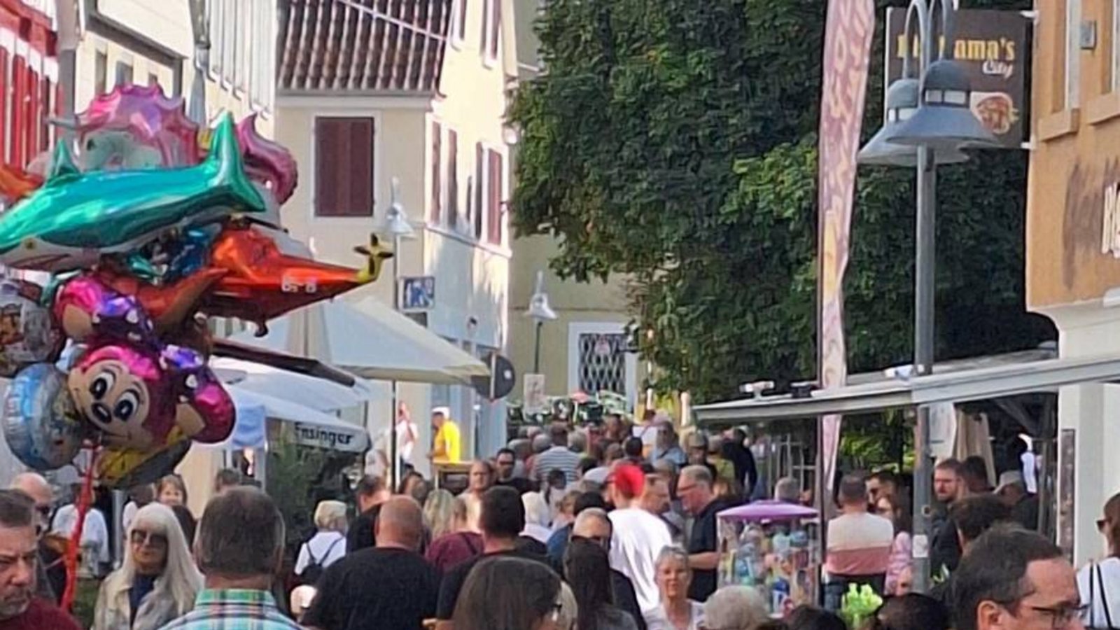 Es ist voll in der Vaihinger Innenstadt. Es ist voll in der Vaihinger Innenstadt.