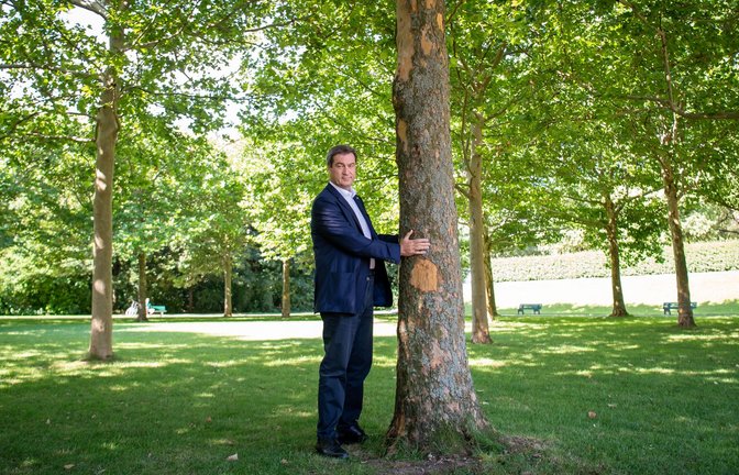 Markus Söder vor fünf Jahren.<span class='image-autor'>Foto: picture alliance/dpa/Peter Kneffel</span>