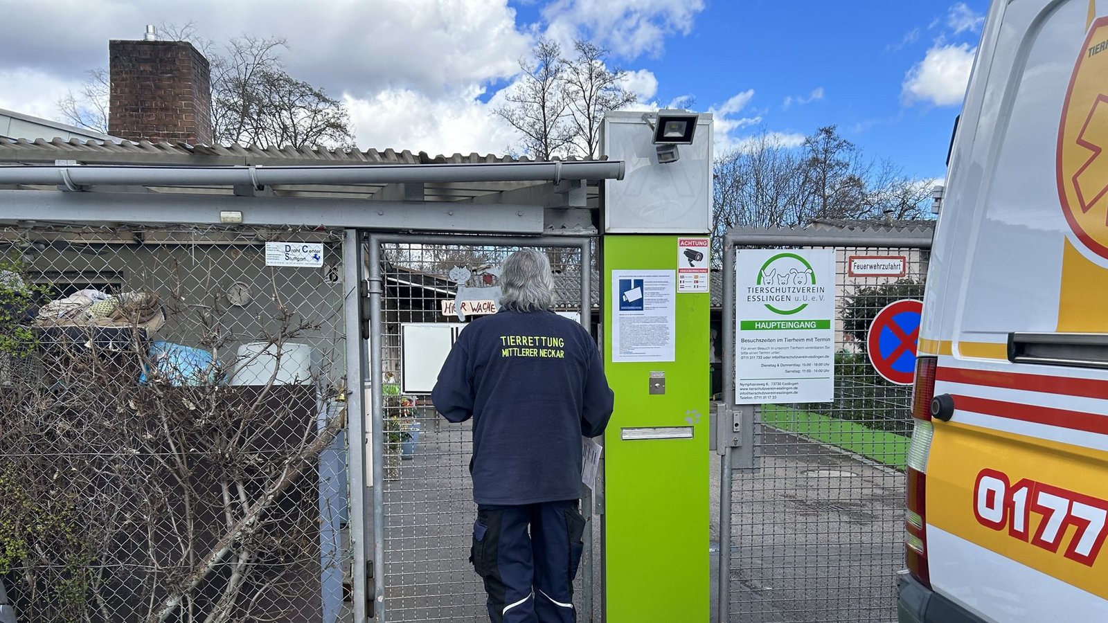 Mit dem Tierheim in Esslingen arbeit der Tierrettungssanitäter eng zusammen.Foto: StZN/Hartmann