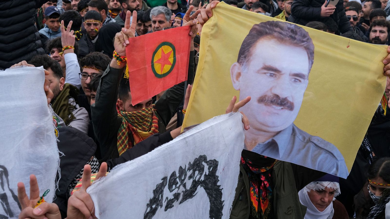 Noch ist der PKK-Gründer Abdullah Öcalan in Haft.Foto: Bilal Seckin/Sopa Images/dpa