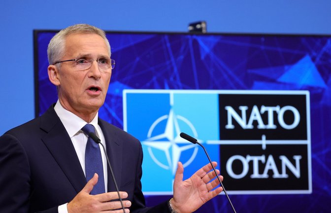 Nato-Generalsekretär Jens Stoltenberg äußert  der Militärallianz in Brüssel.<span class='image-autor'>Foto: Olivier Matthys/AP/dpa</span>