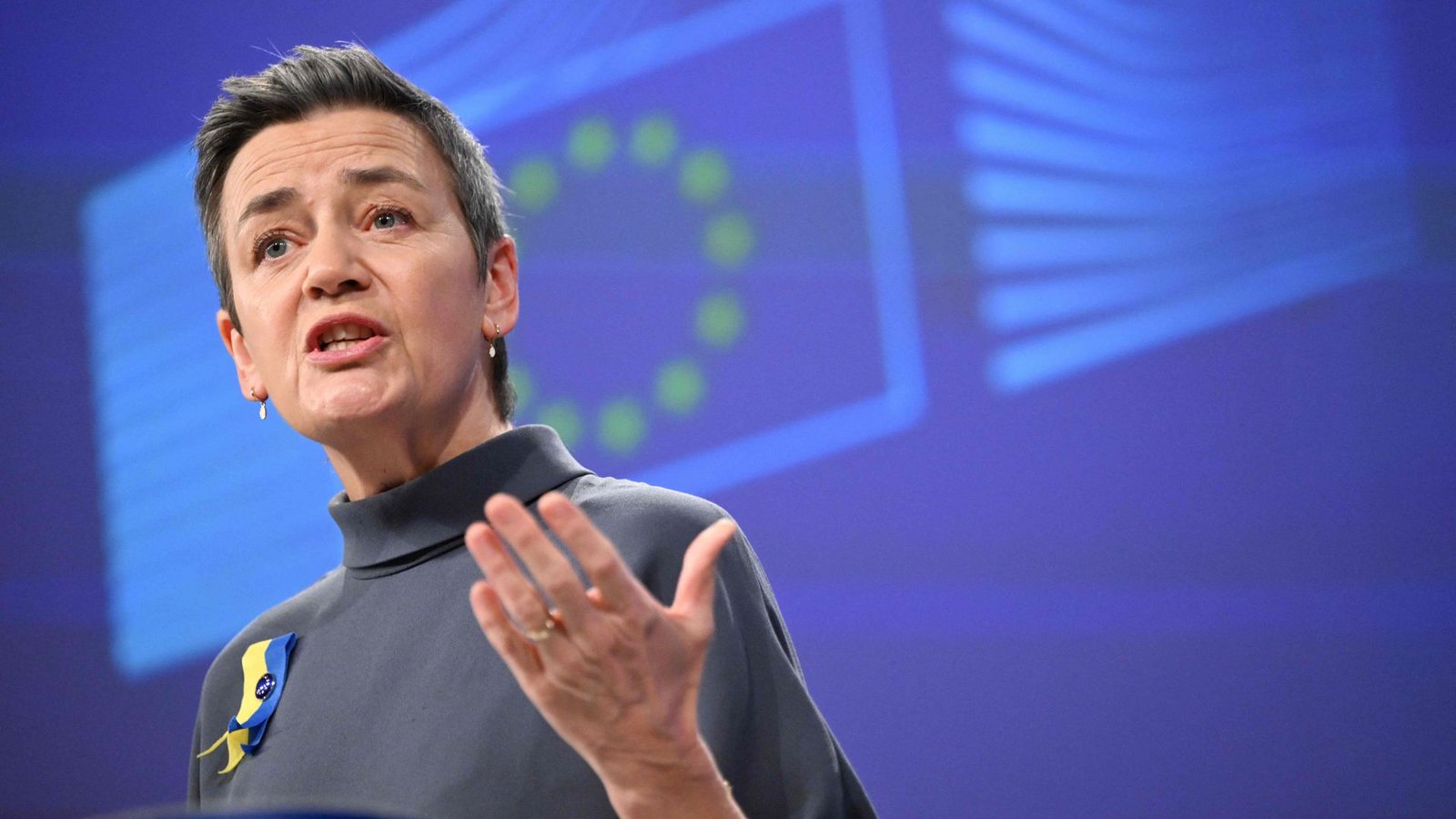 „Wir müssen mehr Verantwortung für unsere eigene Sicherheit übernehmen“, unterstreicht EU-Vizekommissionspräsidentin Margrethe Vestager bei der Präsentation der EU-Verteidigungsstrategie.Foto: AFP/JOHN THYS „Wir müssen mehr Verantwortung für unsere eigene Sicherheit übernehmen“, unterstreicht EU-Vizekommissionspräsidentin Margrethe Vestager bei der Präsentation der EU-Verteidigungsstrategie.Foto: AFP/JOHN THYS