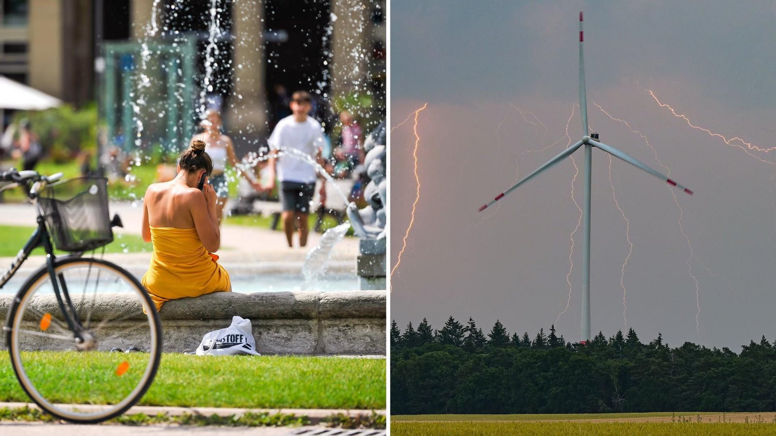 Nach der Hitze unter der Woche könnten am Wochenende Gewitter folgen.Foto: imago images Nach der Hitze unter der Woche könnten am Wochenende Gewitter folgen.Foto: imago images