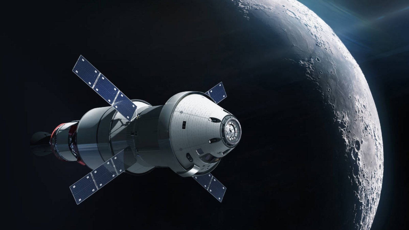 Erfahren Sie, wie lange etwa ein Flug zum Mond dauert und welche Flugdauer vergangene Mondmissionen bisher hatten.Foto: Dima Zel / Shutterstock.com Erfahren Sie, wie lange etwa ein Flug zum Mond dauert und welche Flugdauer vergangene Mondmissionen bisher hatten.Foto: Dima Zel / Shutterstock.com