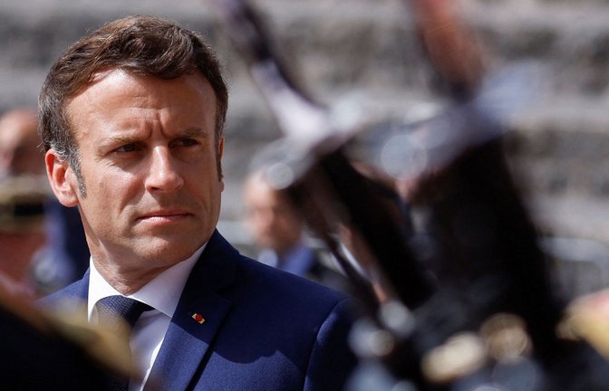 Emmanuel Macron steht in Frankreich in der Kritik.<span class='image-autor'>Foto: AFP/GONZALO FUENTES</span>