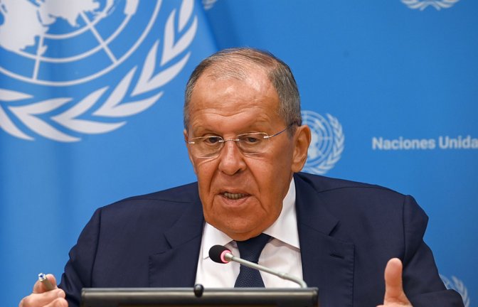 Der russische Außenminister Sergej Lawrow<span class='image-autor'>Foto: dpa/Andrea Renault</span>