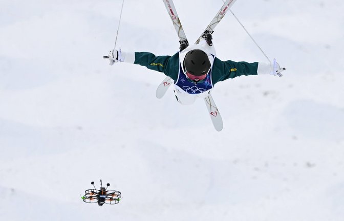 Die kleinen Drohnen sorgen für spektakuläre Bilder von den Olympischen Winterspielen.<span class='image-autor'>Foto: IMAGO/AAP</span>