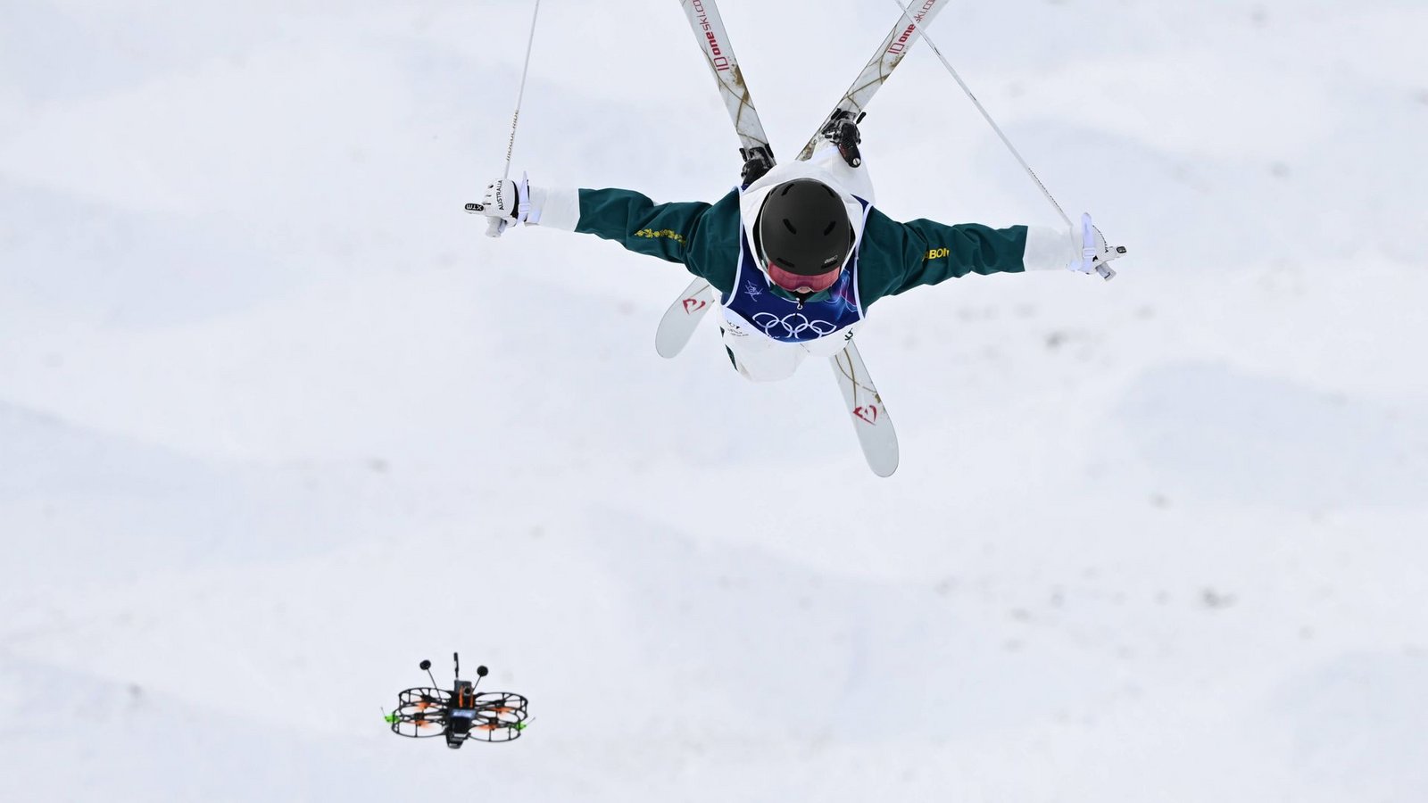 Die kleinen Drohnen sorgen für spektakuläre Bilder von den Olympischen Winterspielen.Foto: IMAGO/AAP Die kleinen Drohnen sorgen für spektakuläre Bilder von den Olympischen Winterspielen.Foto: IMAGO/AAP