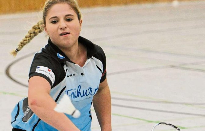 Valentina Skrbin holte zum Abschluss der Hinrunde in der Badminton-Landesliga in zwei Partien vier Punkte. Sie gewann jedes Mal, wenn sie antrat. Foto: Archiv/Leitner