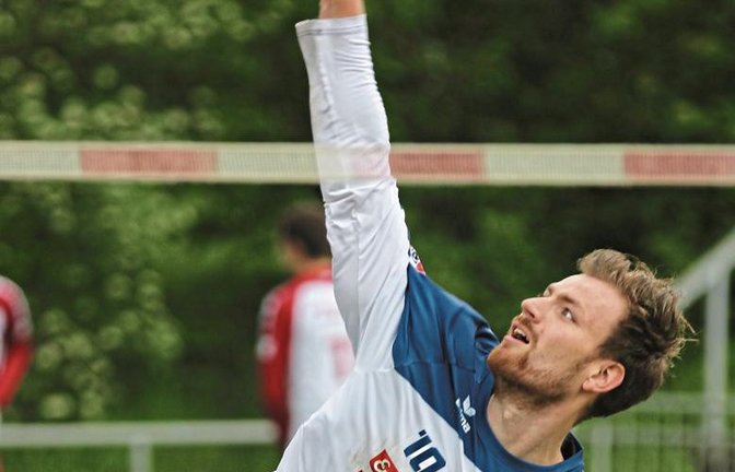 Tobias Knodel ist mit 25 Jahren der älteste Spieler im extrem jungen TVV-Team.  Foto: Nachreiner