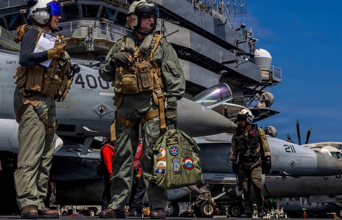 Das US-Militär greift weiter im Iran an. (Archivbild)<span class='image-autor'>Seaman Daniel Kimmelman/US Navy/AP/dpa</span>