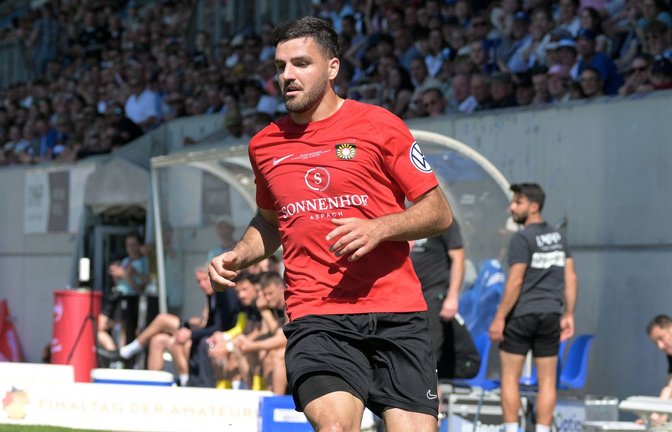 Michael Kleinschrodt wird nach dem Pokal-Coup der SG Sonnenhof Großaspach in Stuttgart überfallen und beraubt. Nun spricht er in einem Interview darüber (Archivfoto).<span class='image-autor'>Foto: IMAGO/Eibner/IMAGO/Eibner-Pressefoto/Tobias Baur</span>