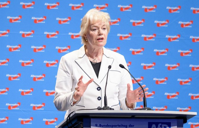 Erika Steinbach ist Vorsitzende der AfD-nahen Desiderius-Erasmus-Stiftung.<span class='image-autor'>Foto: dpa/Matthias Balk</span>
