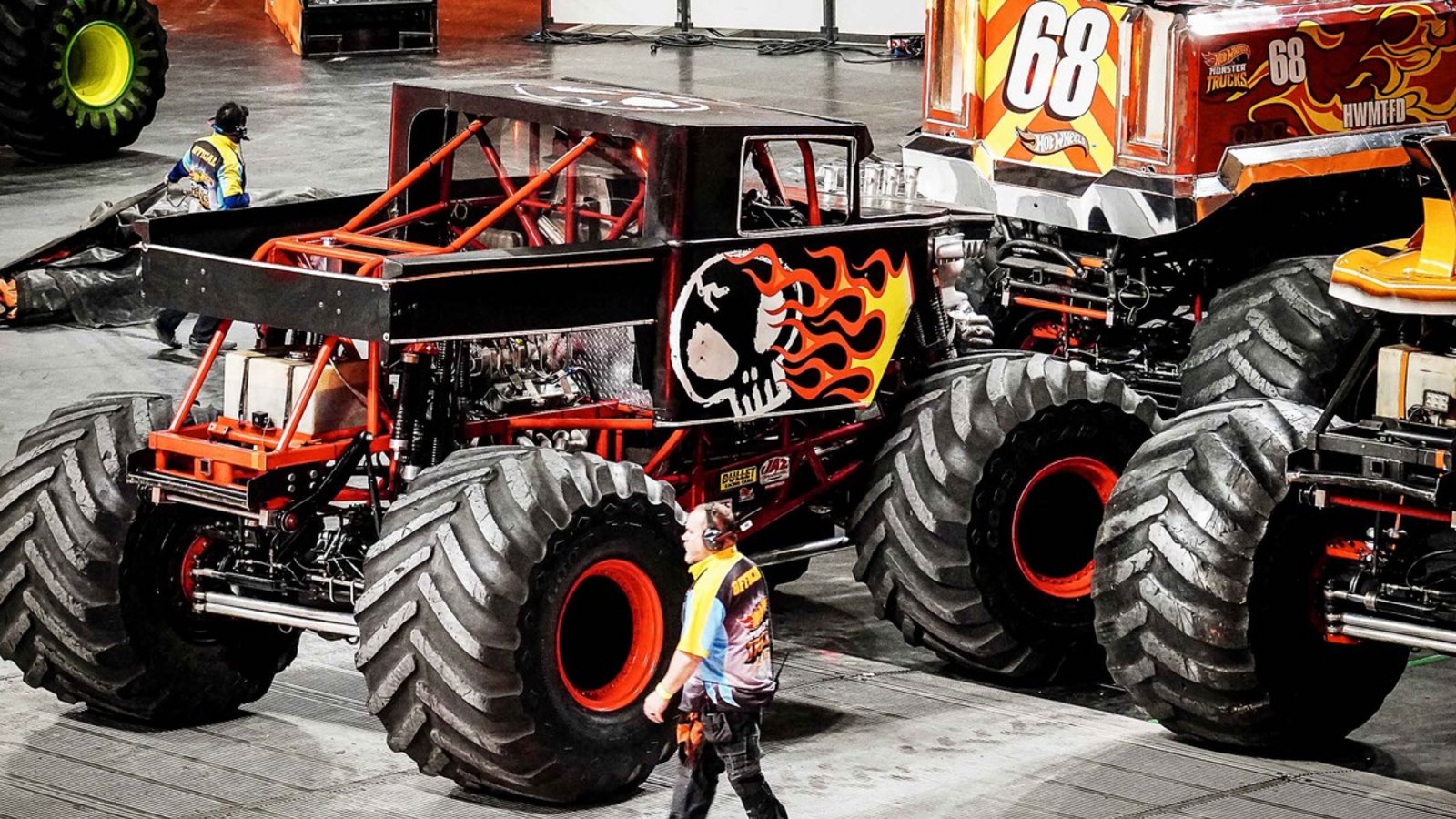 Monstertruck in der Schleyerhalle: Die Allrad-Action der „Hot Wheels Monster Trucks“ war erstmals auch in Stuttgart zu sehen.Monstertruck in der Schleyerhalle: Die Allrad-Action der „Hot Wheels Monster Trucks“ war erstmals auch in Stuttgart zu sehen.Foto: Ferdinando Iannone/Lichtgut/Ferdinando Iannone